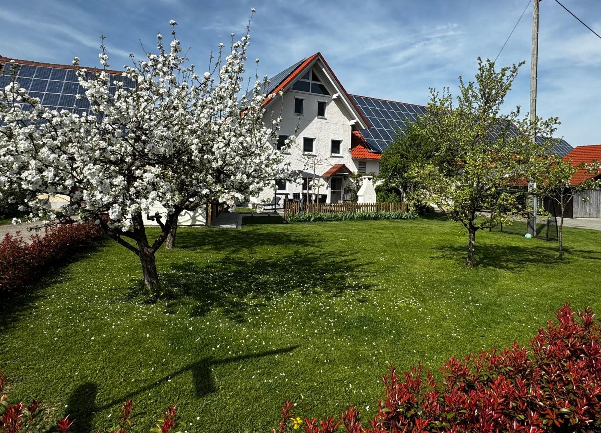 Gästezimmer Kirchdorf Unteropfingen Exteriör bild